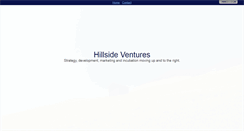 Desktop Screenshot of hillsideventures.com