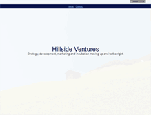 Tablet Screenshot of hillsideventures.com